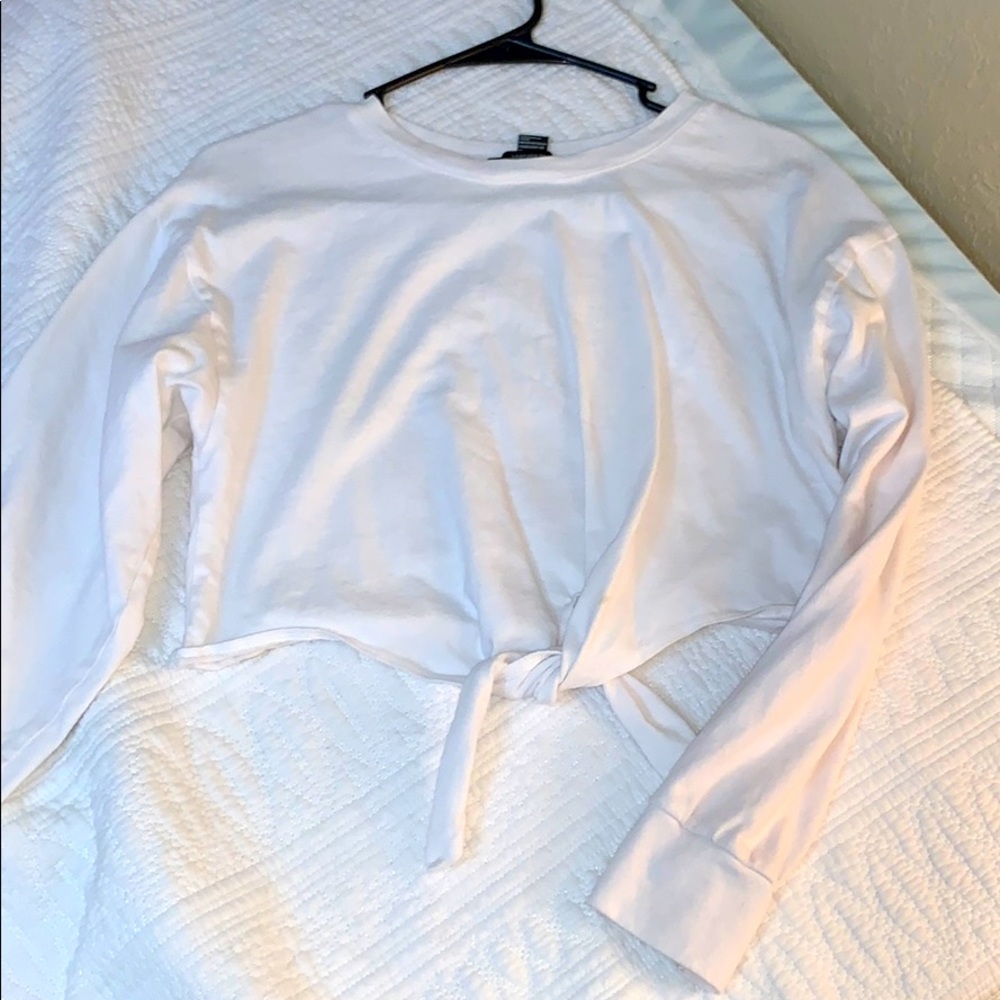 Forever 21 crop long sleep